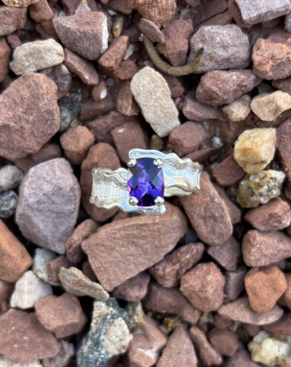 Amethyst Handmade Ring